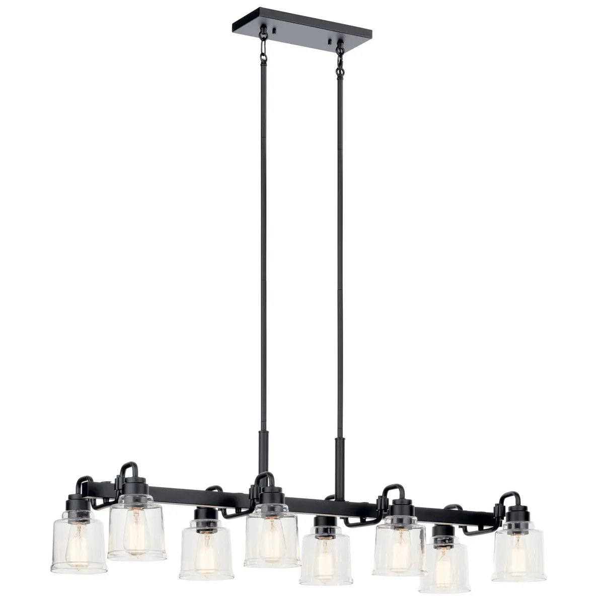Kichler Eight Light Linear Chandelier 1