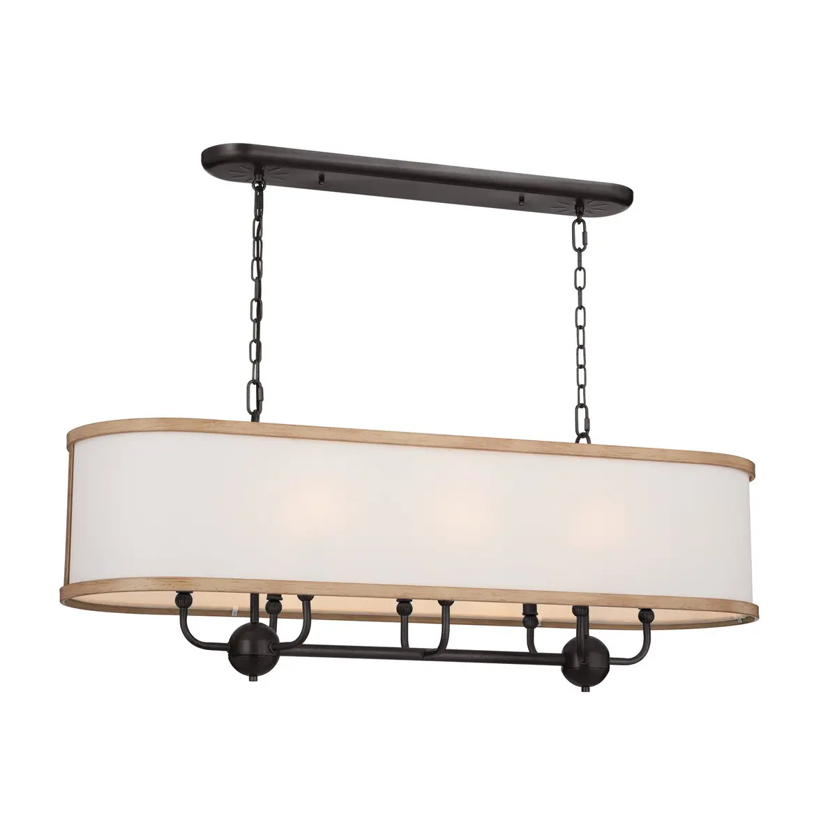Kichler Eight Light Linear Chandelier 1