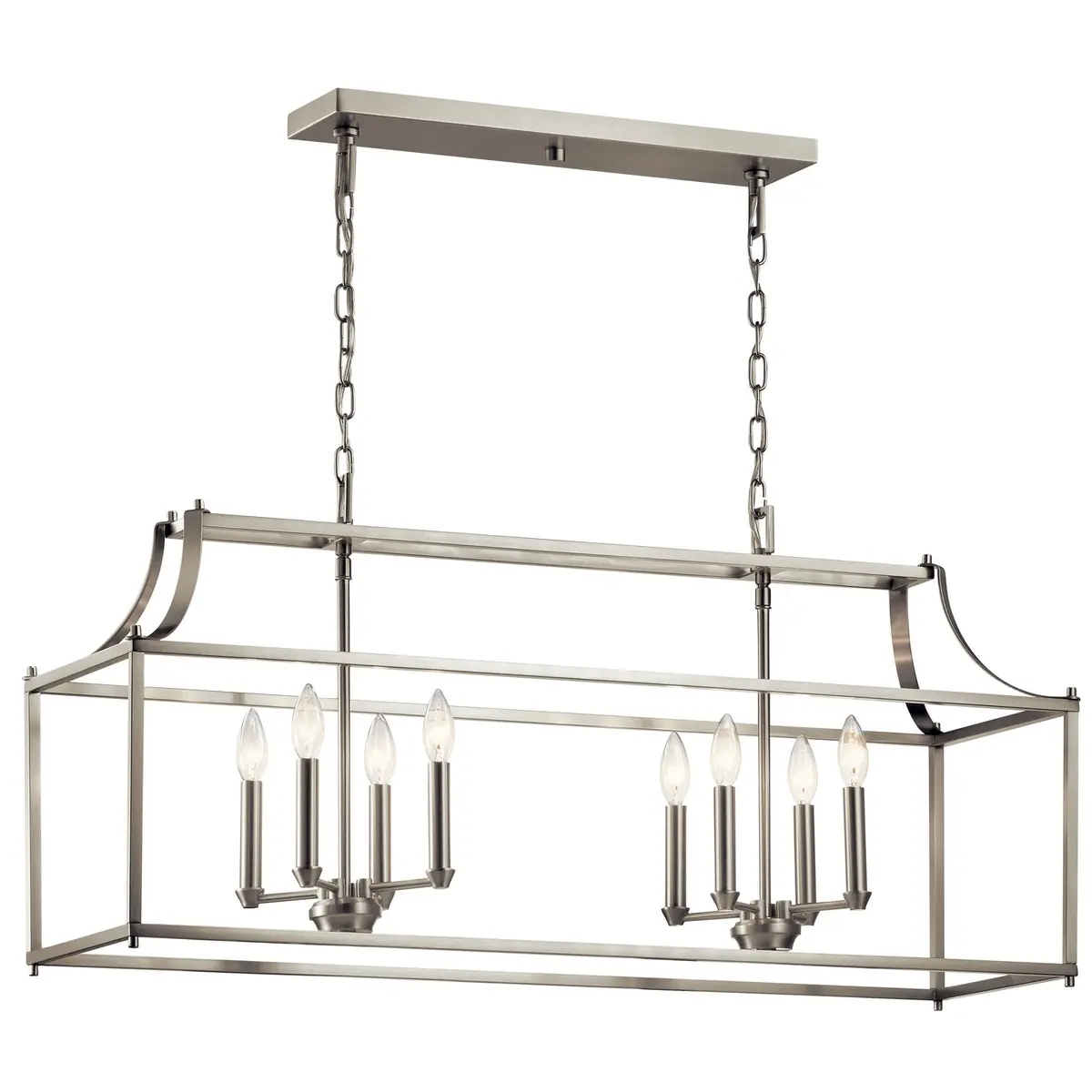 Kichler Eight Light Linear Chandelier 1