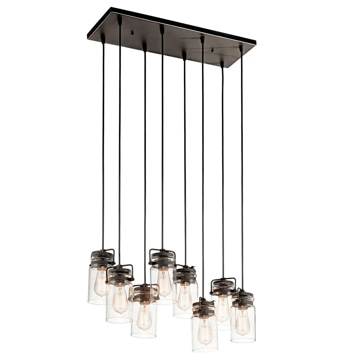Kichler Eight Light Linear Chandelier 1