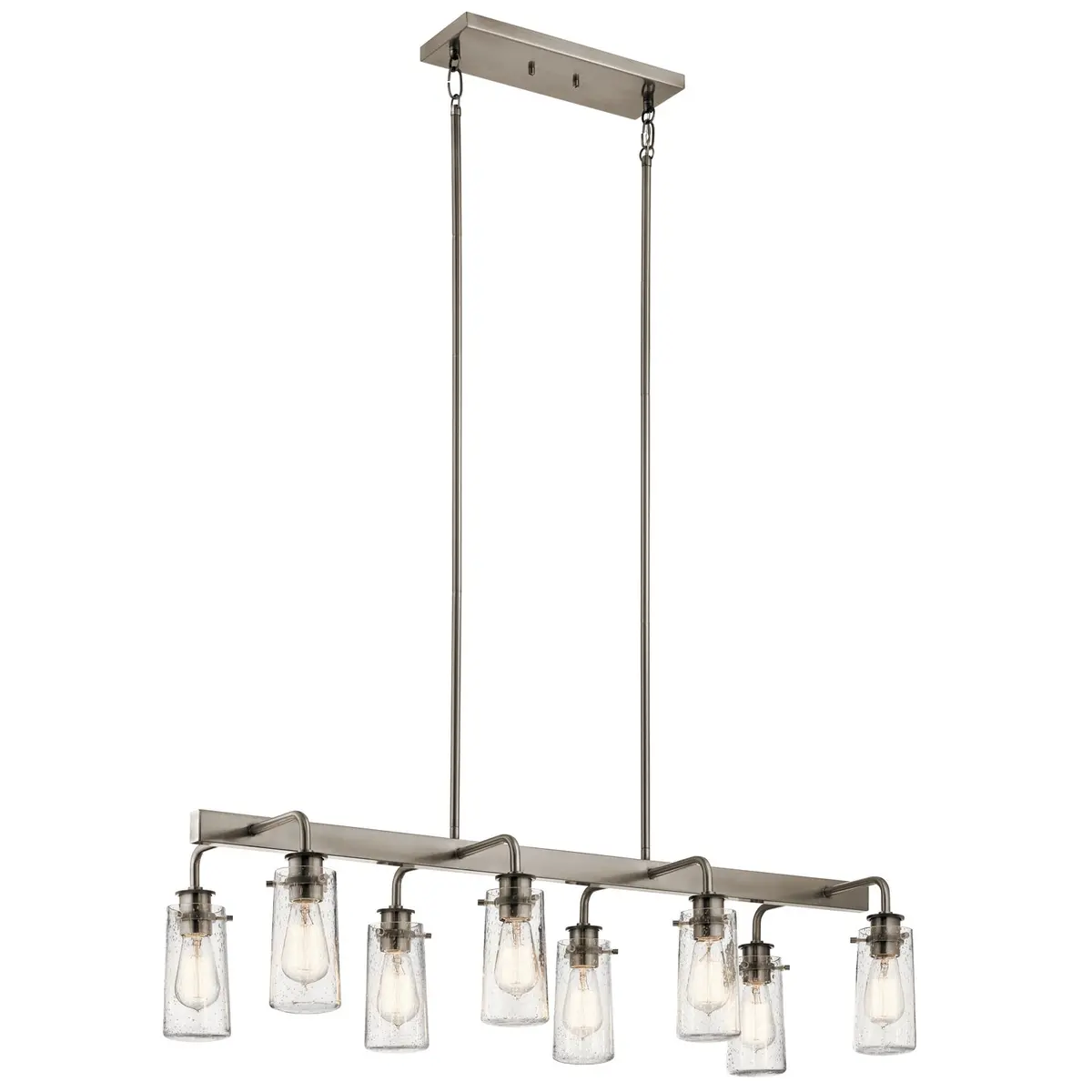 Kichler Eight Light Linear Chandelier 1