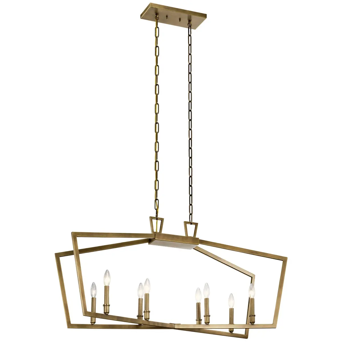 Kichler Eight Light Linear Chandelier 1