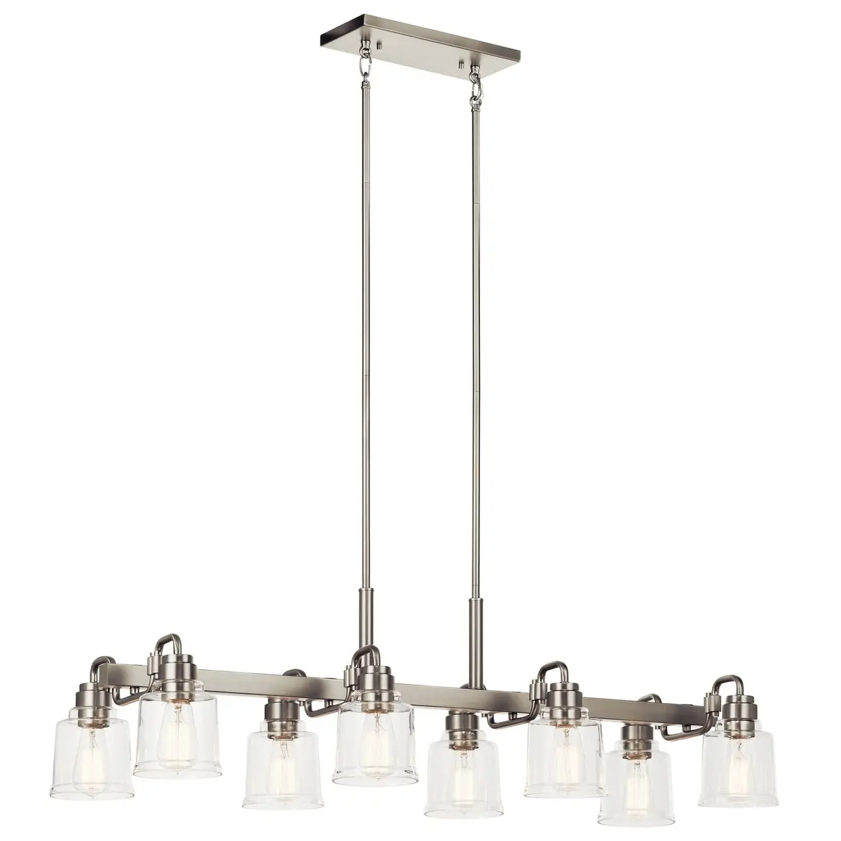 Kichler Eight Light Linear Chandelier 1