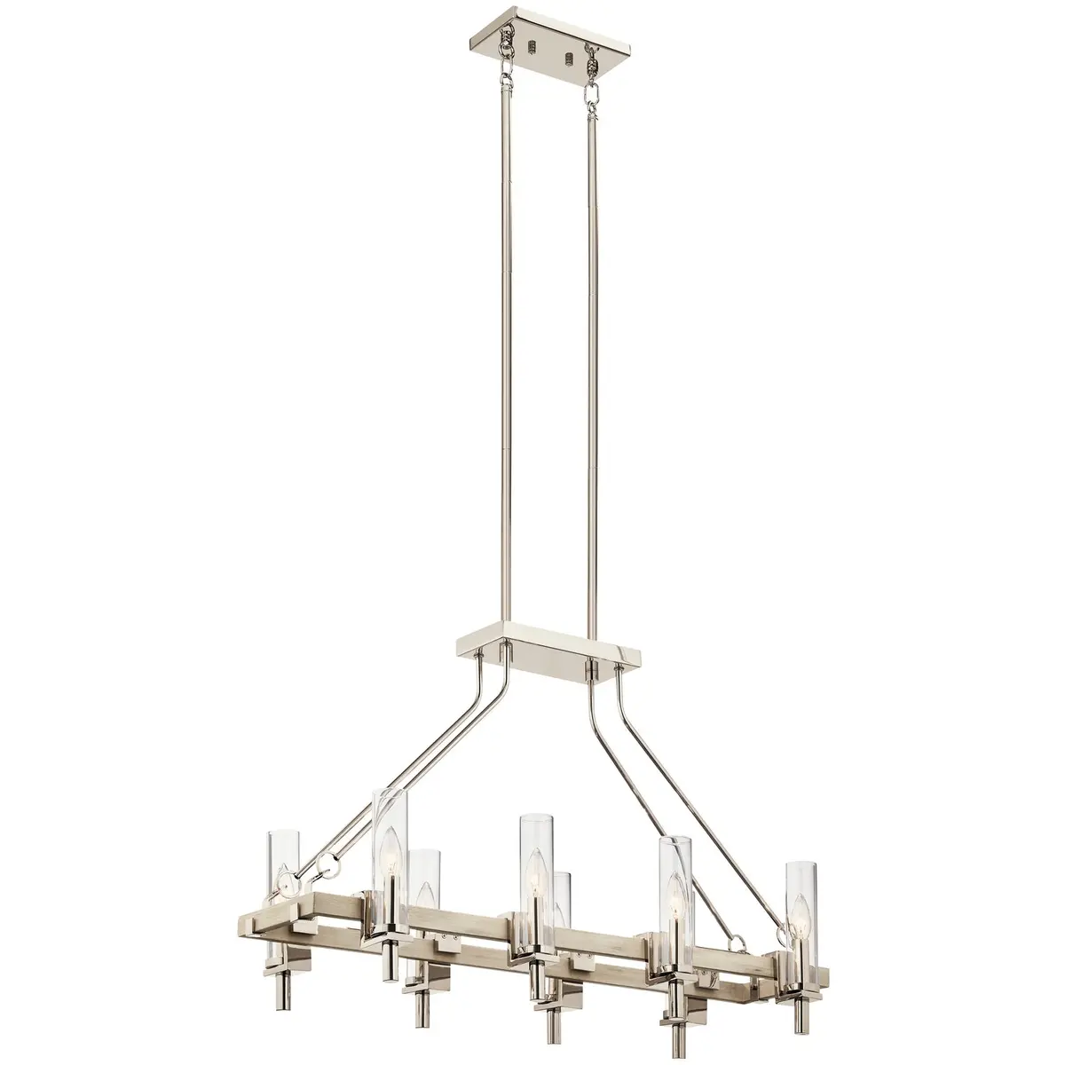 Kichler Eight Light Linear Chandelier 1
