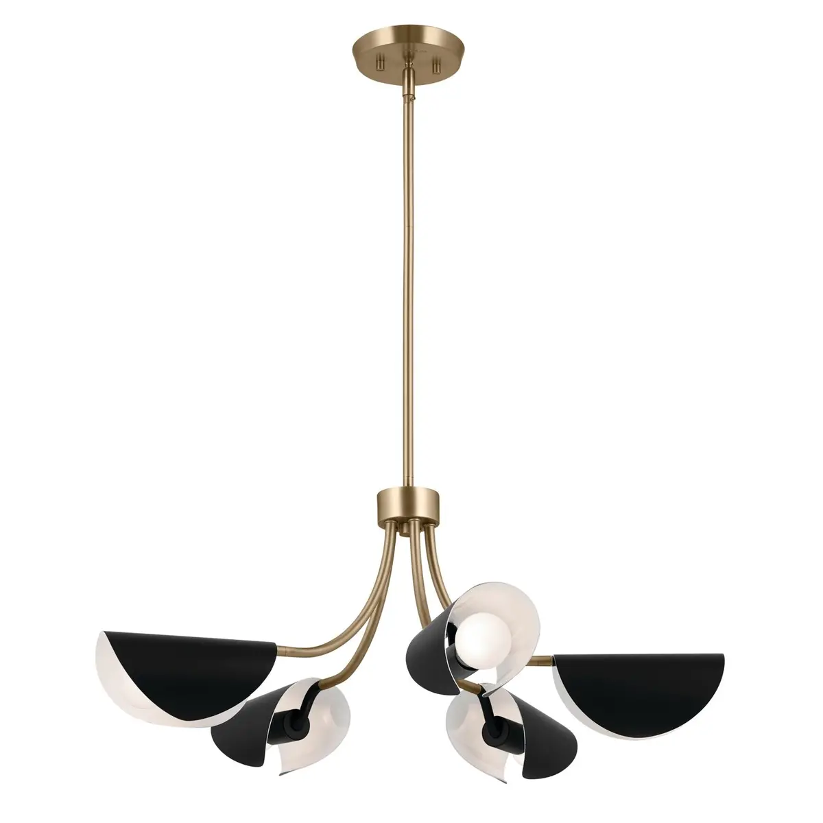 Kichler Five Light Chandelier/Semi Flush 1