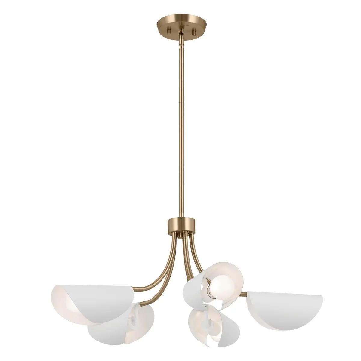 Kichler Five Light Chandelier/Semi Flush 1