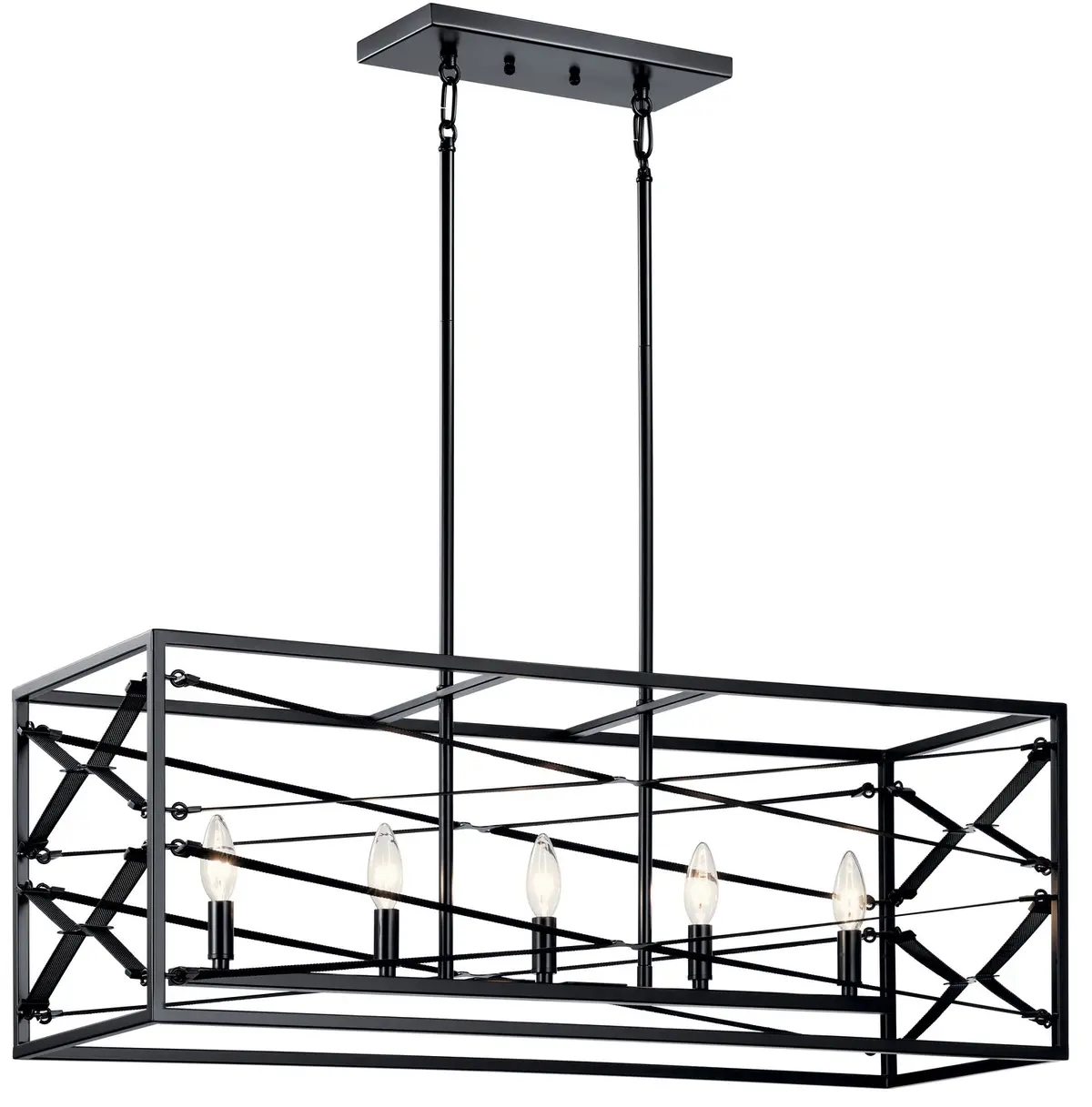 Kichler Five Light Linear Chandelier 1