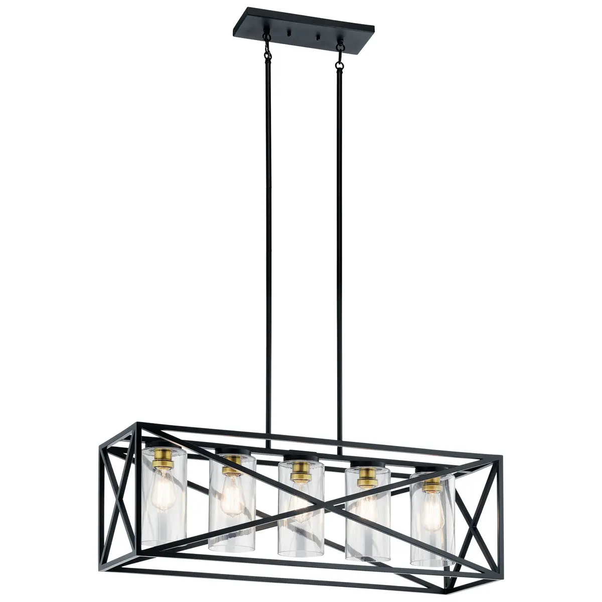 Kichler Five Light Linear Chandelier 1