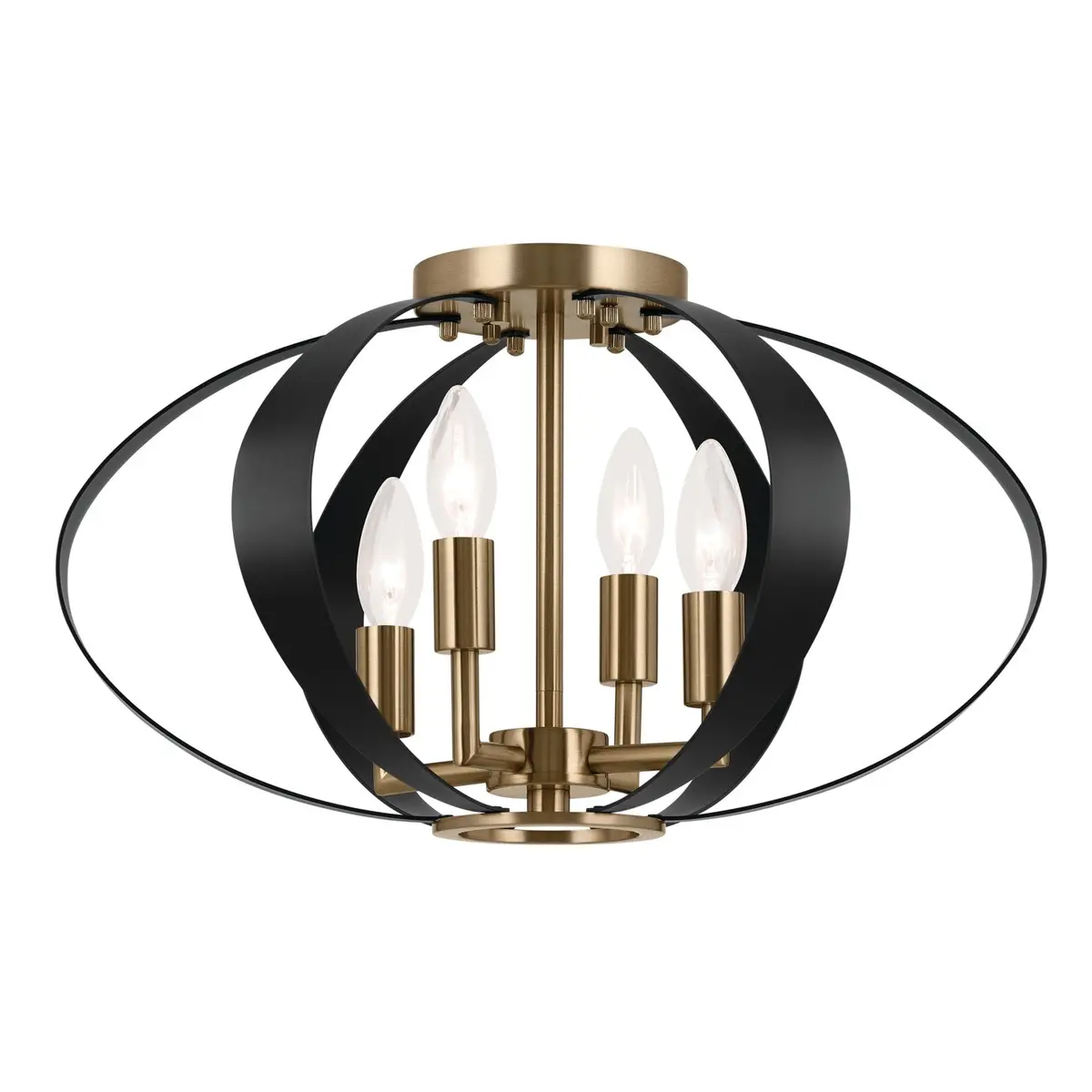 Kichler Four Light Flush Mount 1