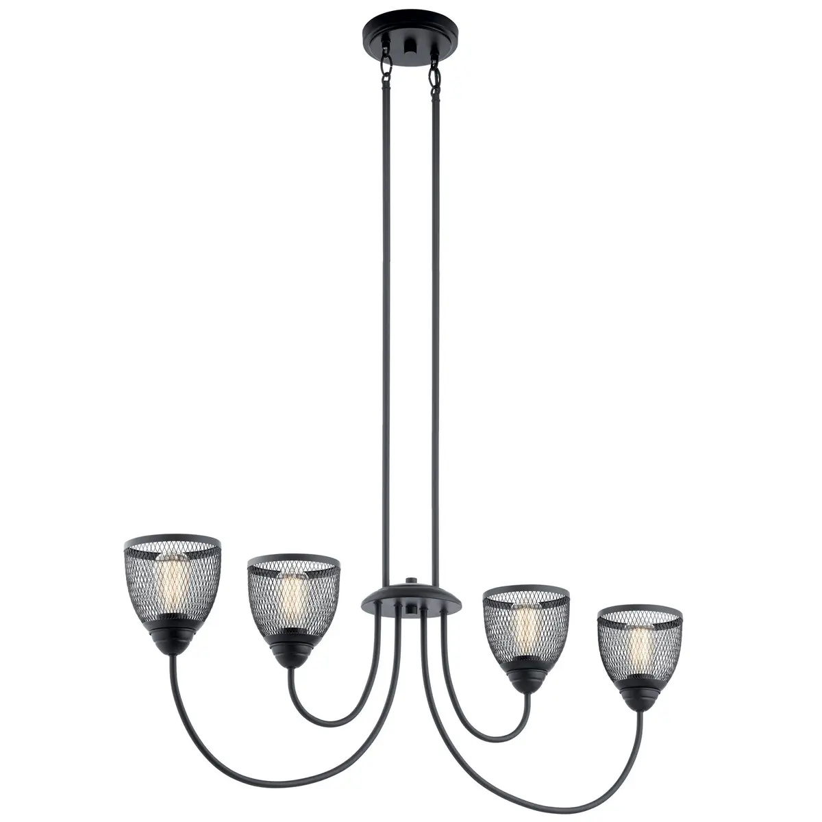 Kichler Four Light Linear Chandelier 1