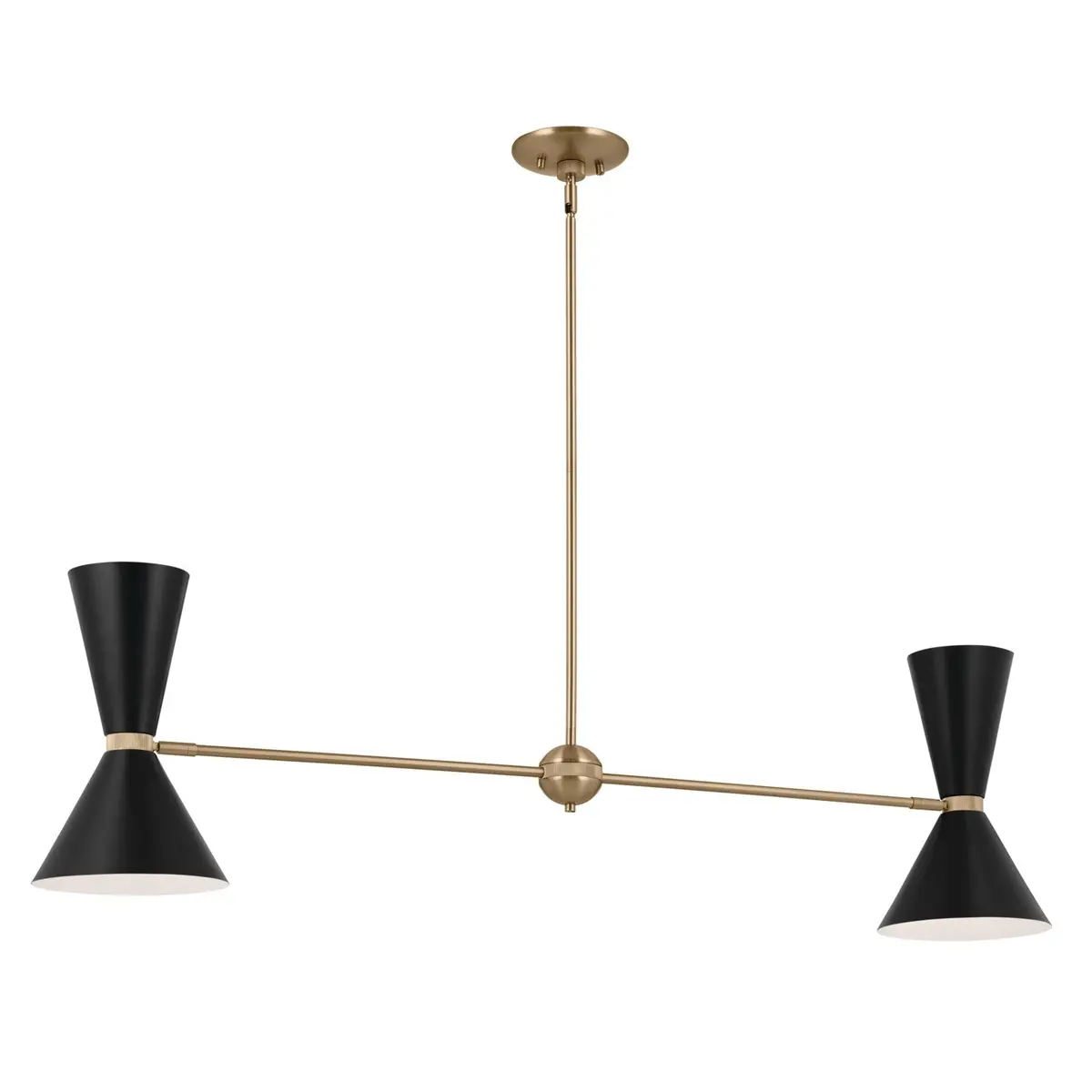 Kichler Four Light Linear Chandelier 1