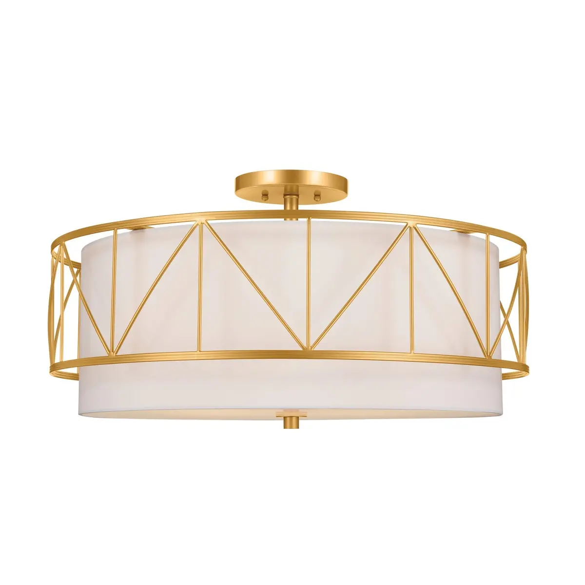 Kichler Four Light Semi Flush Mount 1