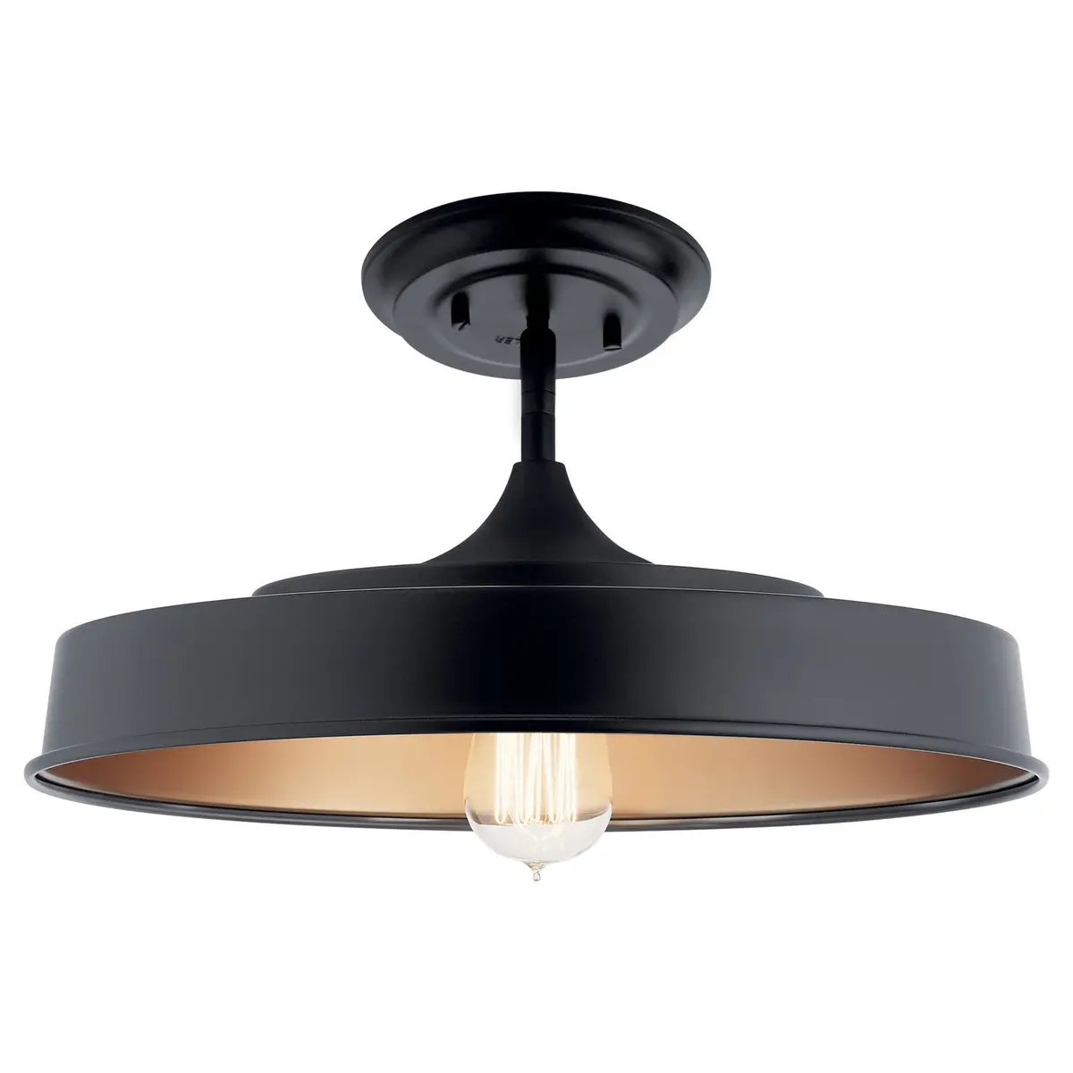 Kichler One Light Semi Flush Mount 1