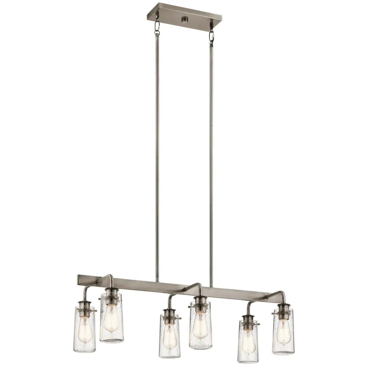 Kichler Six Light Linear Chandelier 1