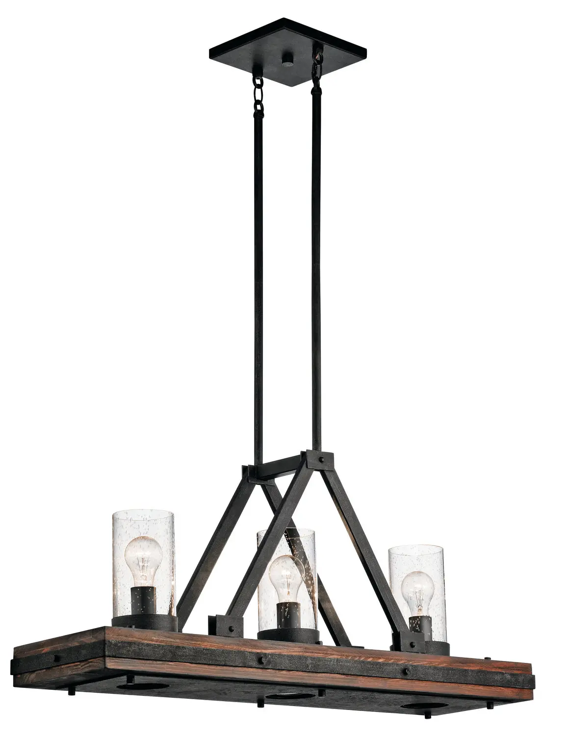 Kichler Six Light Linear Chandelier 1