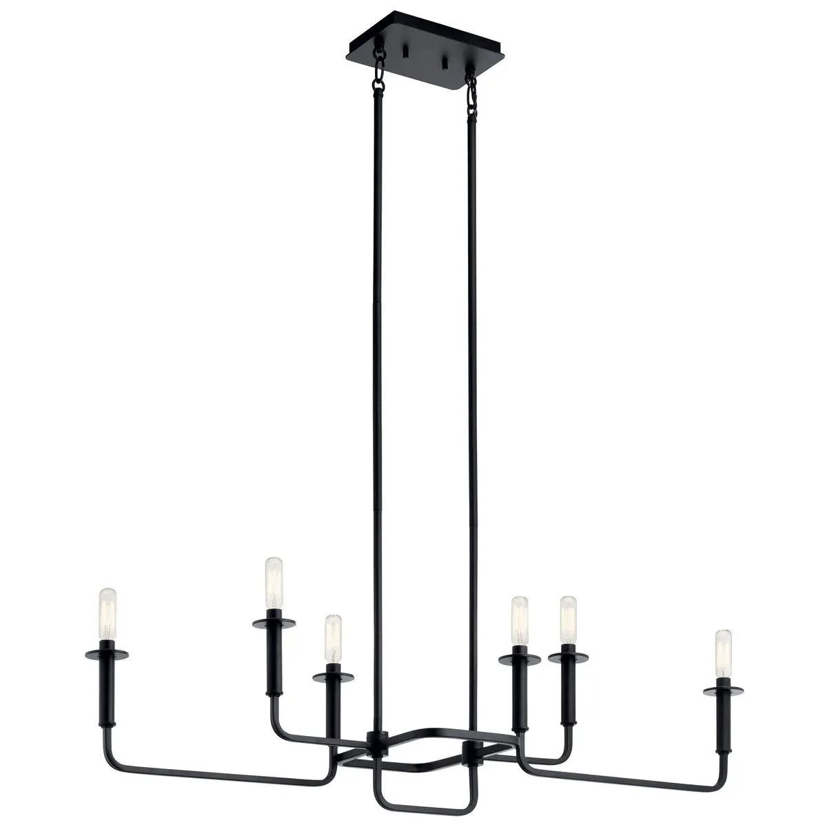Kichler Six Light Linear Chandelier 1
