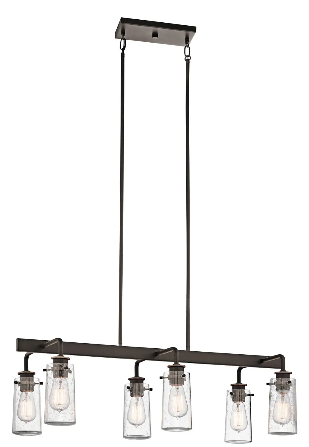 Kichler Six Light Linear Chandelier 1