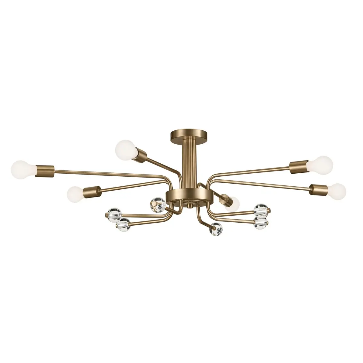 Kichler Six Light Semi Flush Mount 1