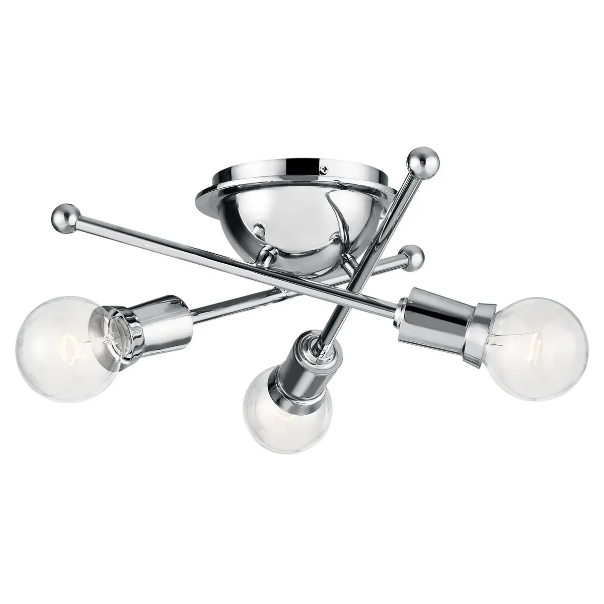 Kichler Three Light Flush Mount 1
