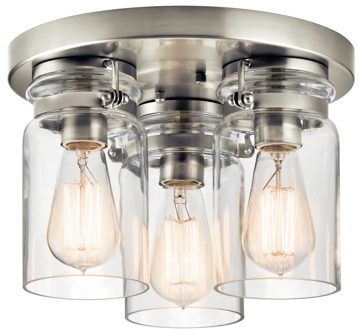 Kichler Three Light Flush Mount 1