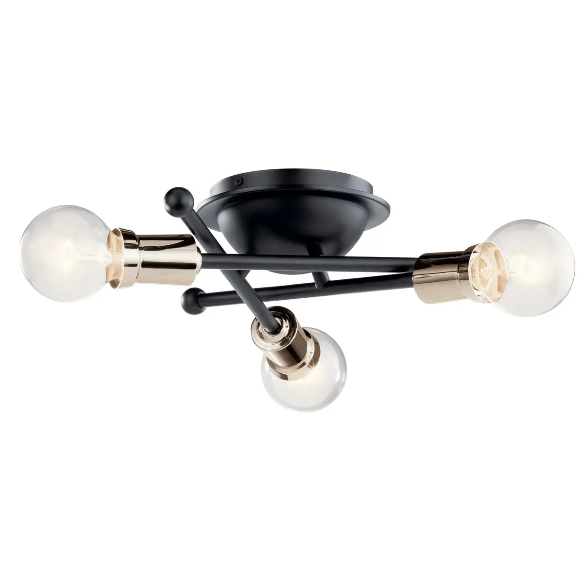 Kichler Three Light Flush Mount 1