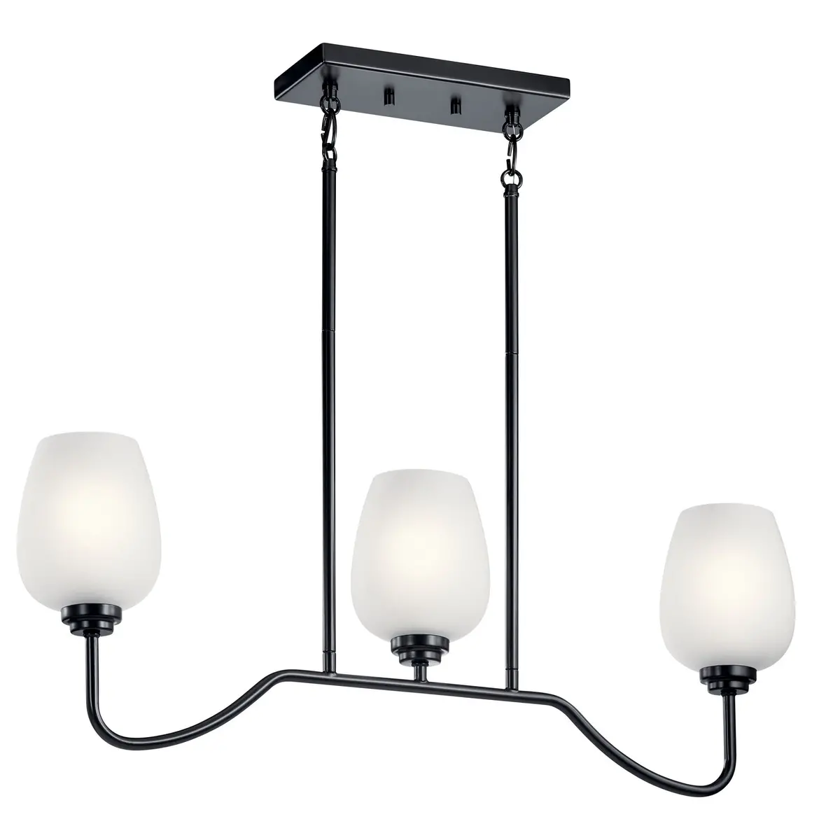 Kichler Three Light Linear Chandelier 1