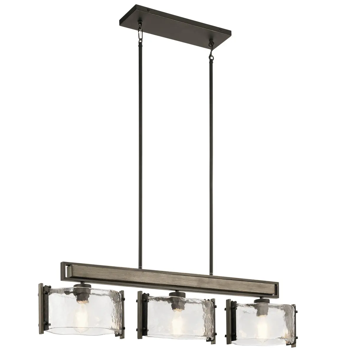 Kichler Three Light Linear Chandelier 1