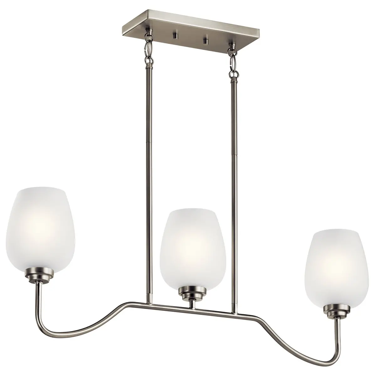 Kichler Three Light Linear Chandelier 1