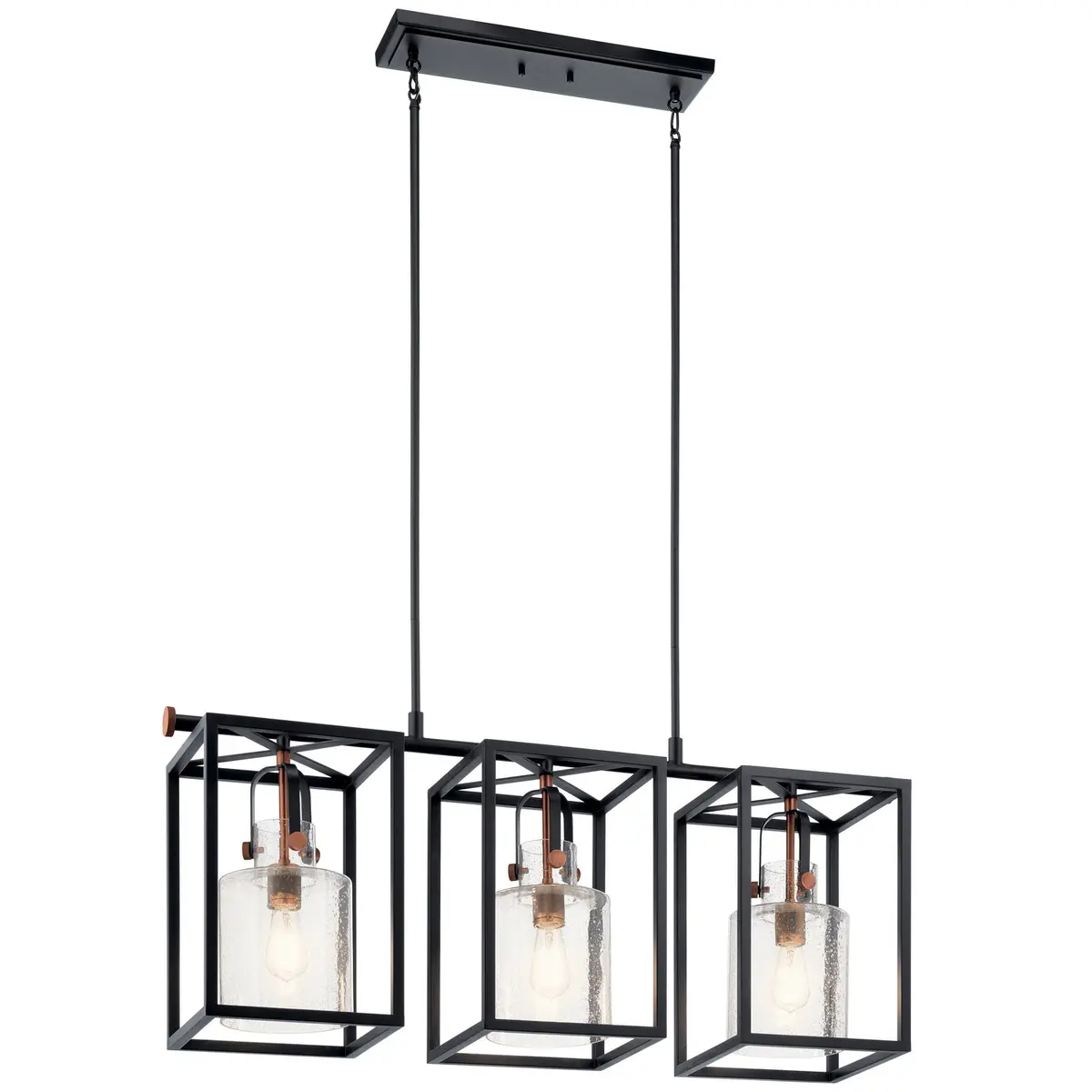Kichler Three Light Linear Chandelier 1