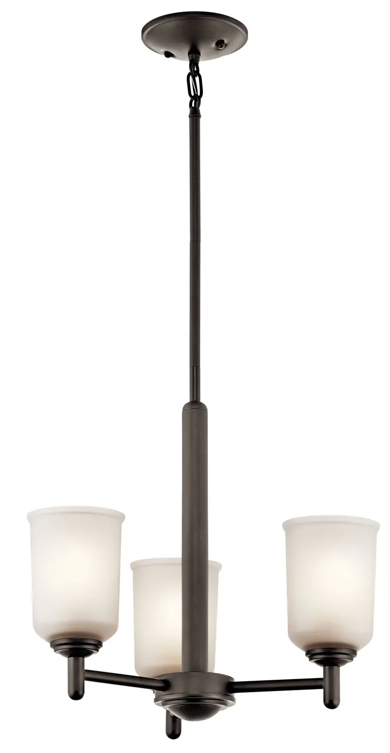 Kichler Three Light Mini Chandelier 1