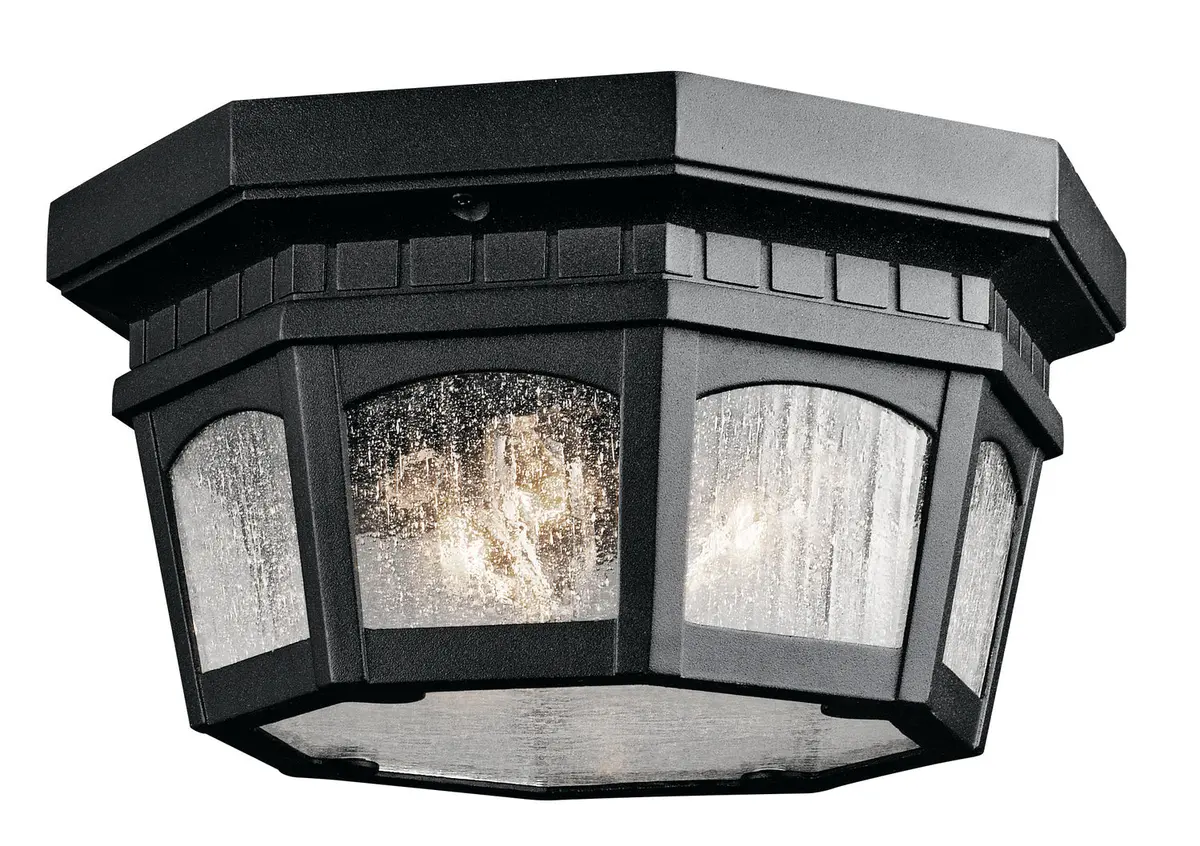 Kichler Three Light Outdoor Ceiling Mount 1