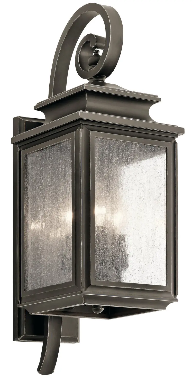 Kichler Three Light Outdoor Wall Mount 1