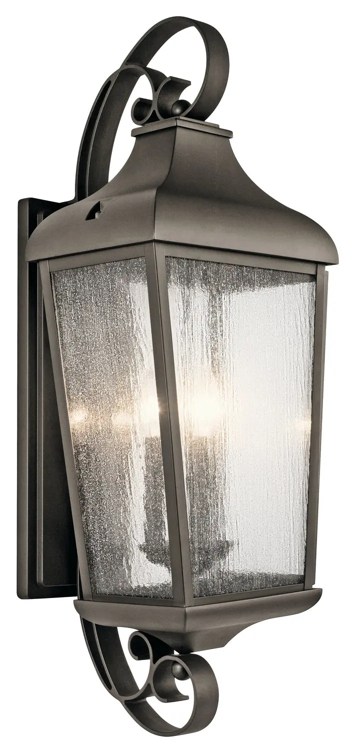 Kichler Three Light Outdoor Wall Mount 1