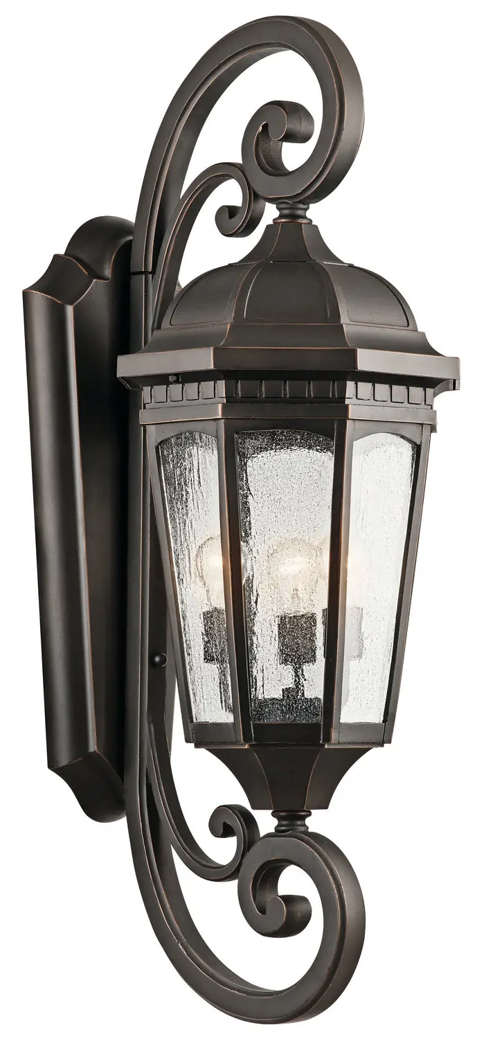 Kichler Three Light Outdoor Wall Mount 1