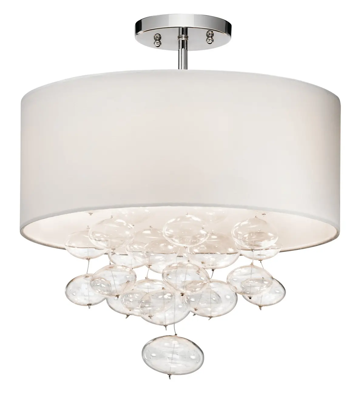 Kichler Three Light Semi Flush Mount 1