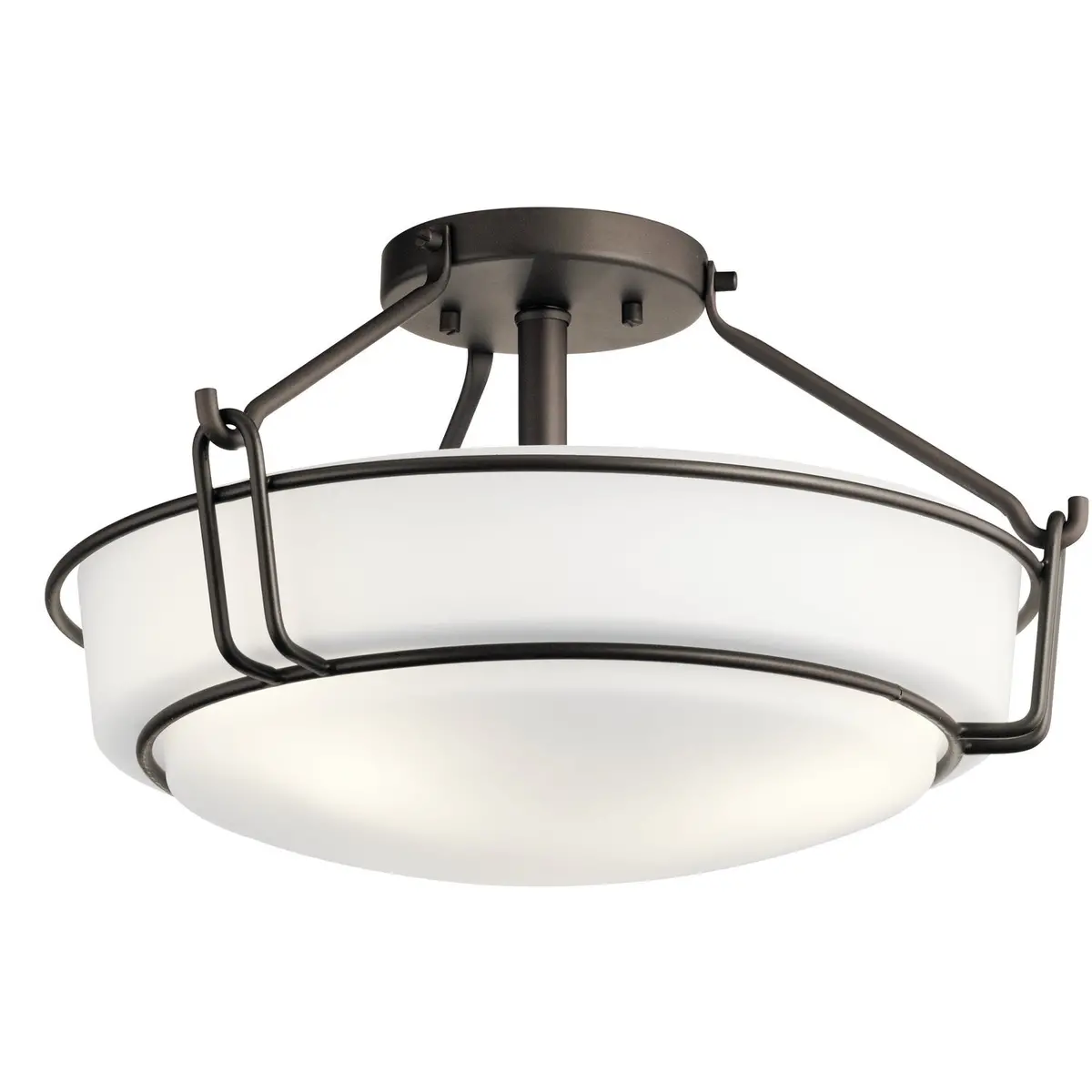 Kichler Three Light Semi Flush Mount 1
