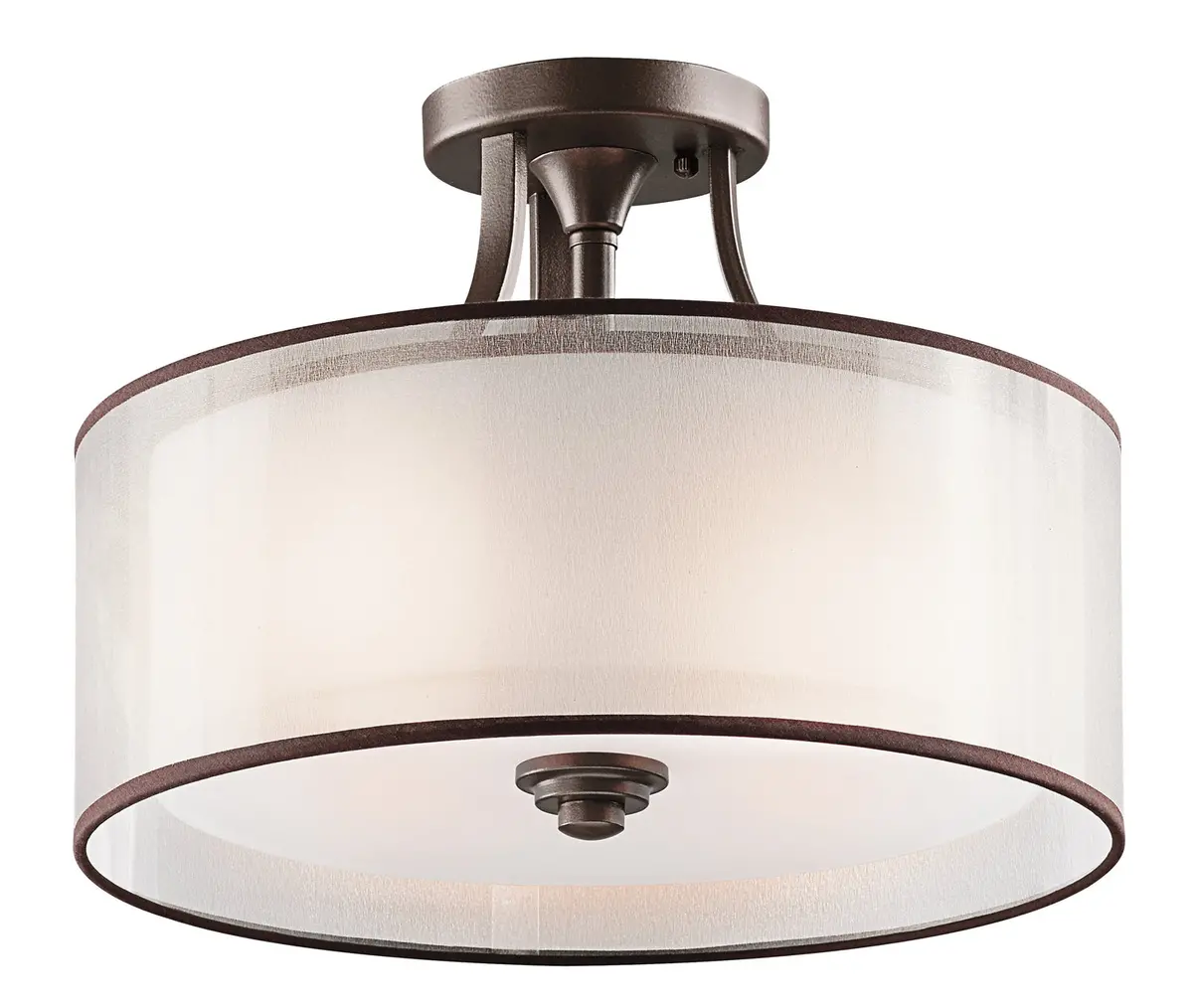 Kichler Three Light Semi Flush Mount 1