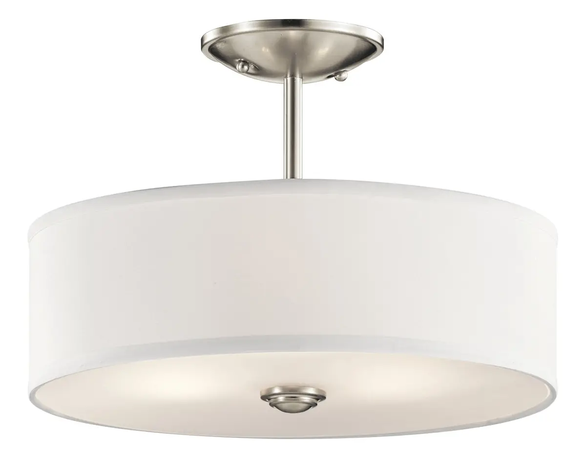 Kichler Three Light Semi Flush Mount 1