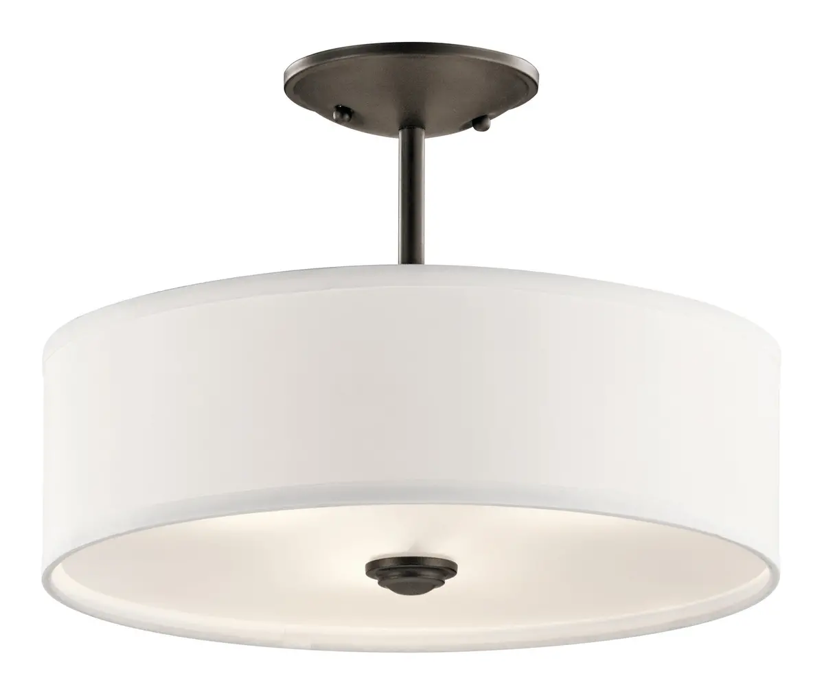 Kichler Three Light Semi Flush Mount 1