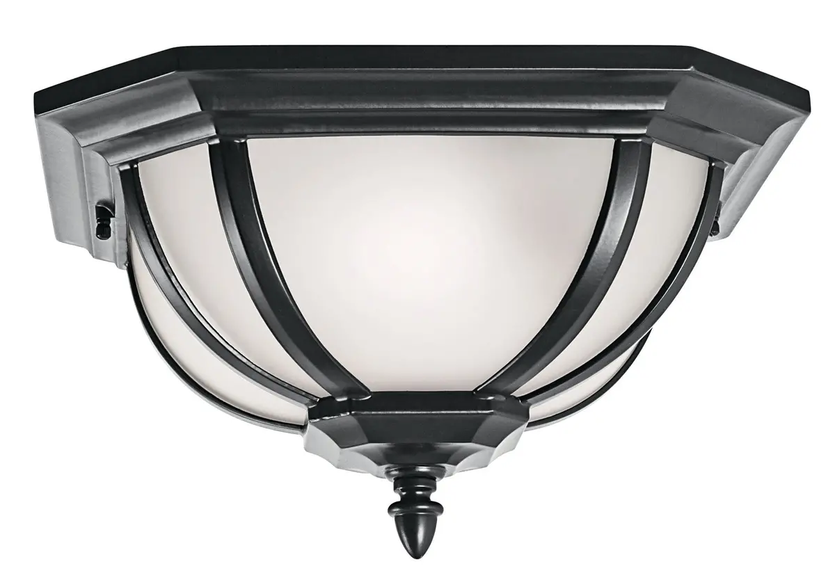 Kichler Two Light Outdoor Flush/Semi Flush Mount 1