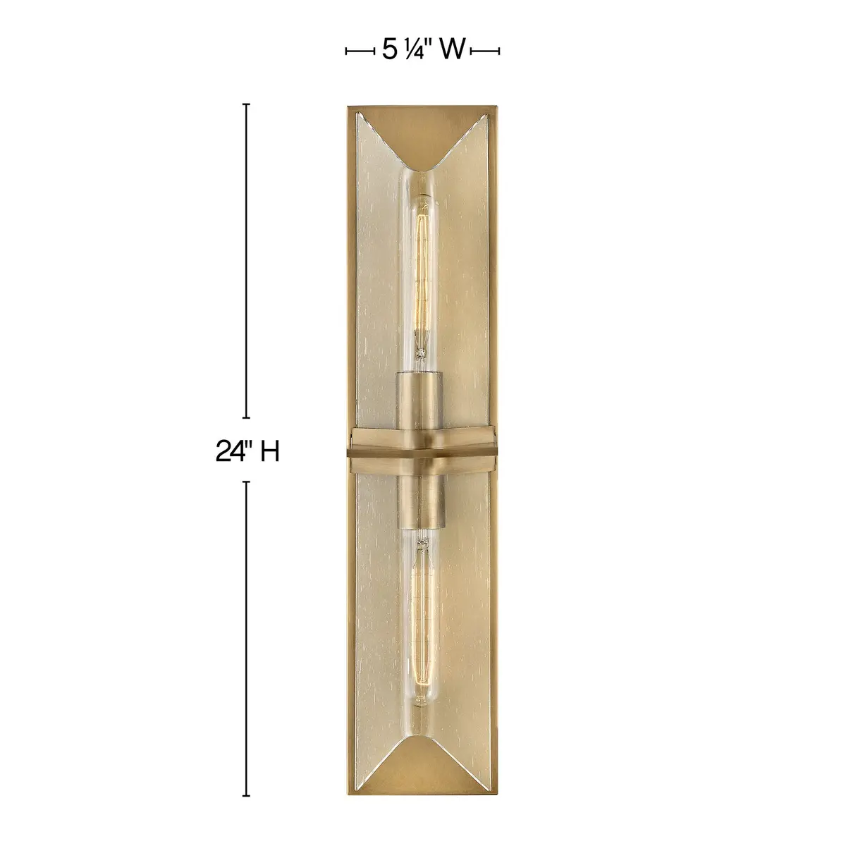 Astoria Led Vanity In Heritage Brass 2