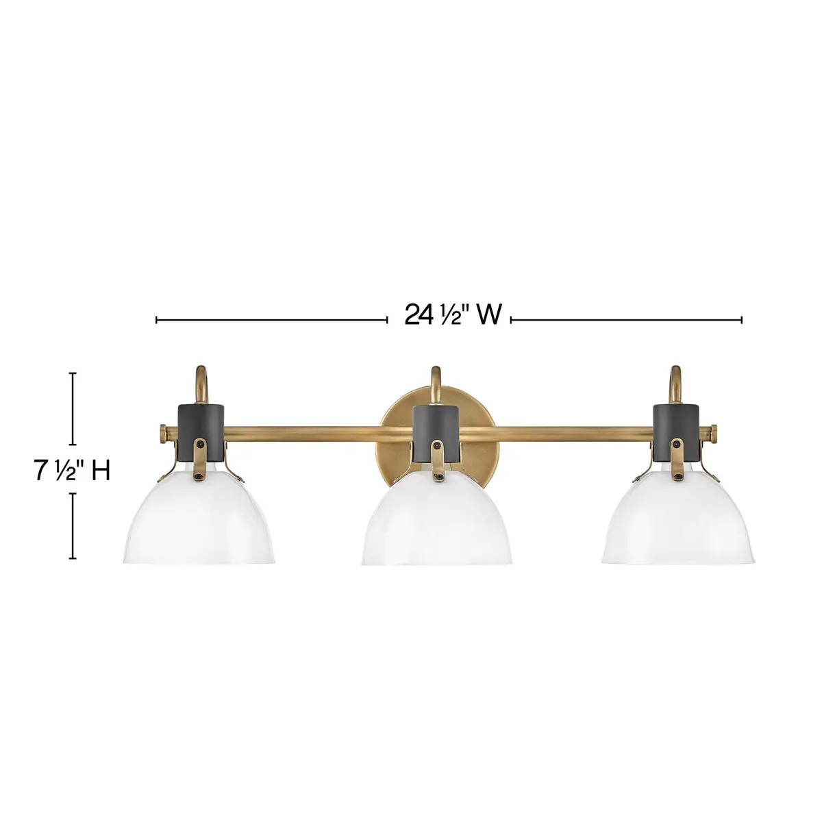 Argo Led Vanity In Heritage Brass 2
