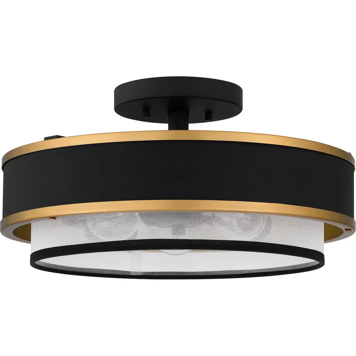 Quoizel Three Light Semi Flush Mount 2