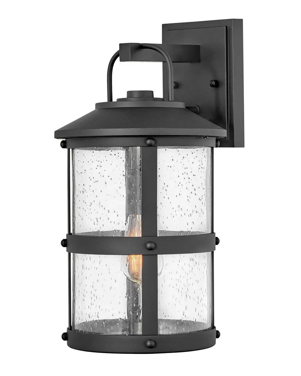 Lakehouse Led Outdoor Lantern In Black 1