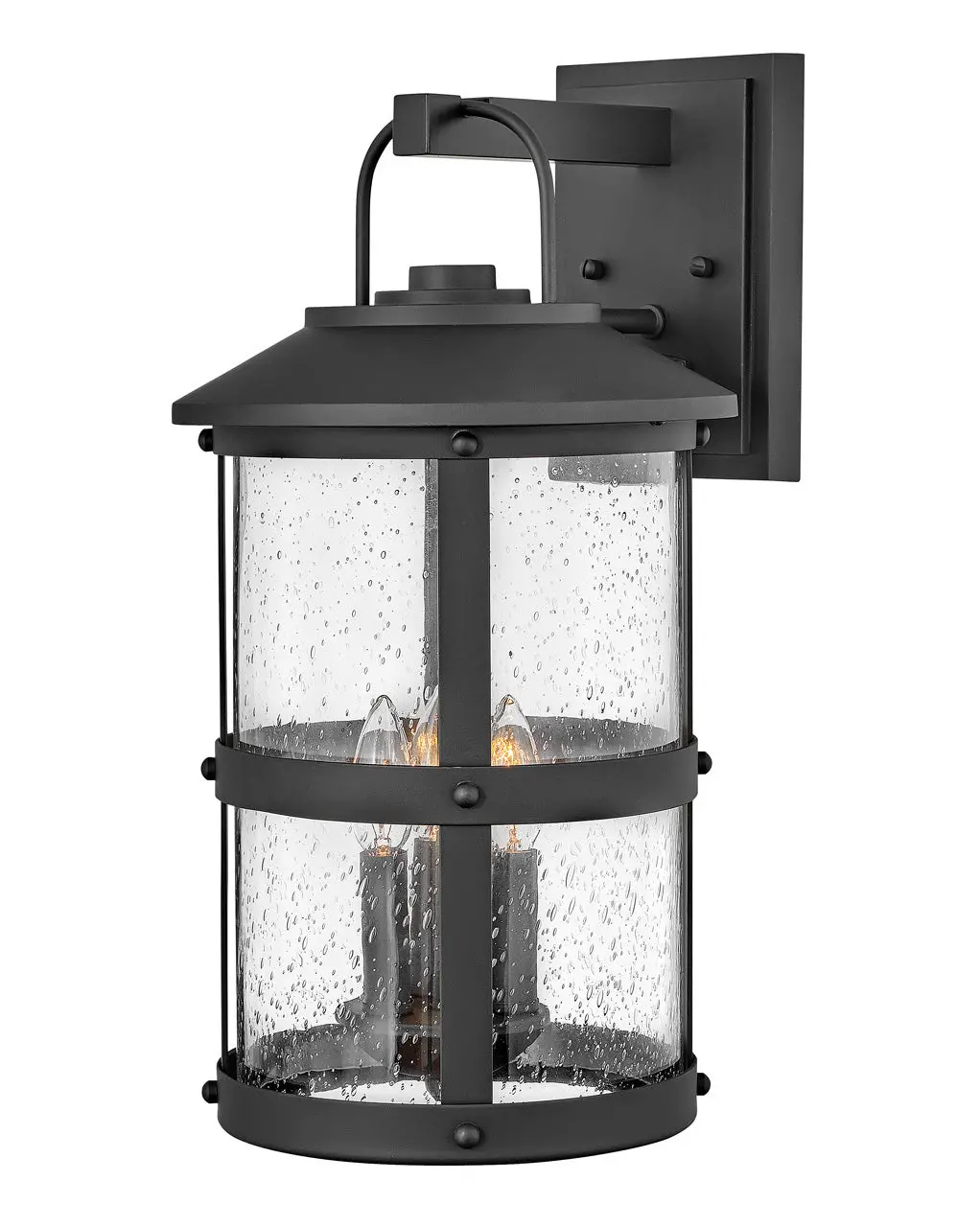 Lakehouse Led Outdoor Lantern In Black 1