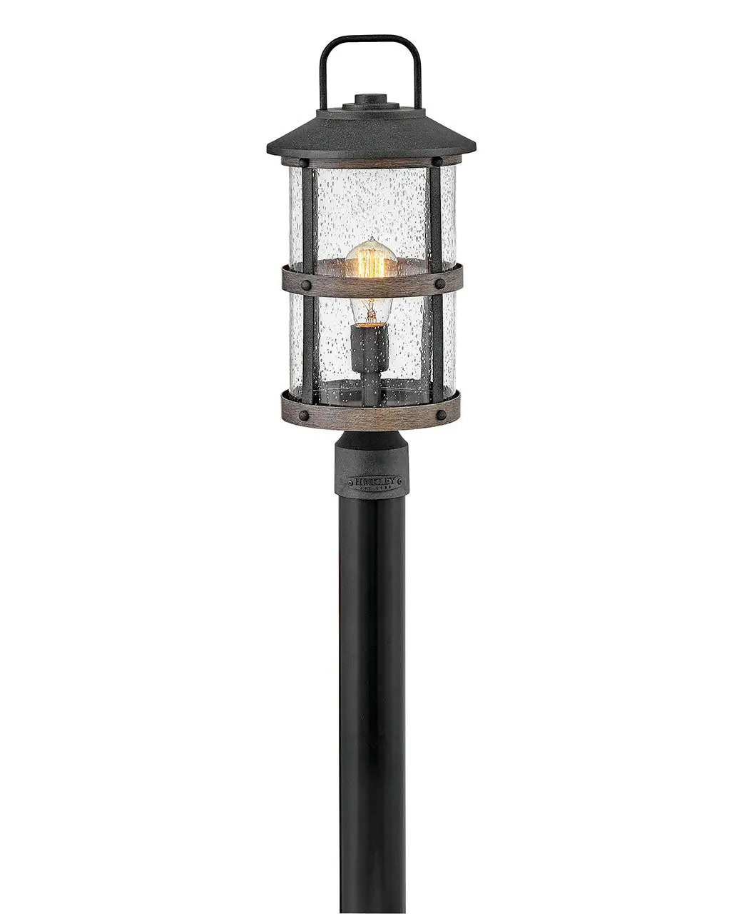 Lakehouse Led Post Top Or Pier Mount Lantern In Aged Zinc 1
