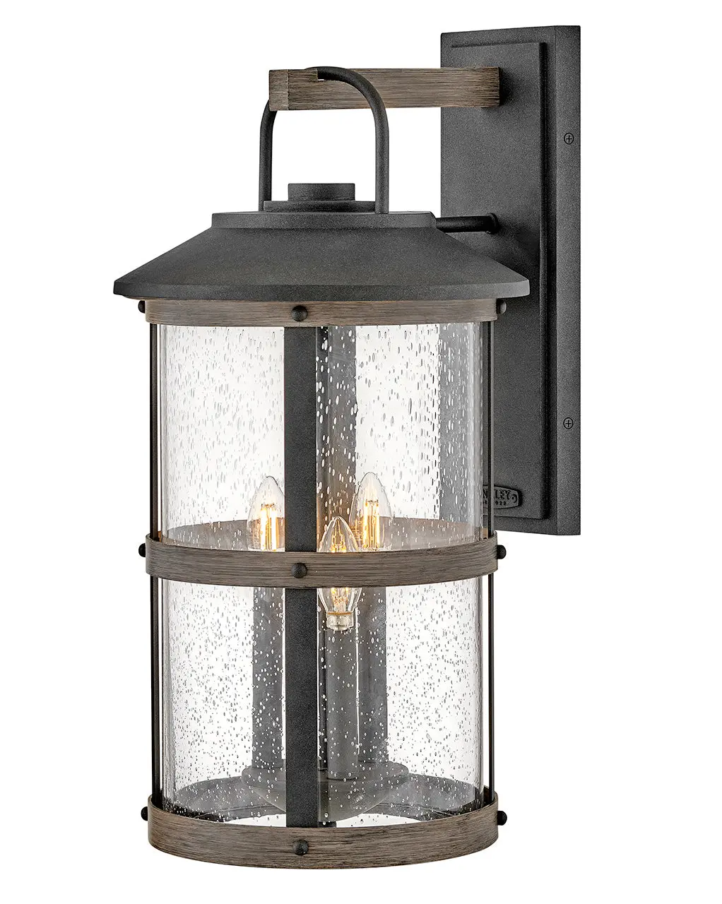 Lakehouse Led Wall Mount In Aged Zinc 1