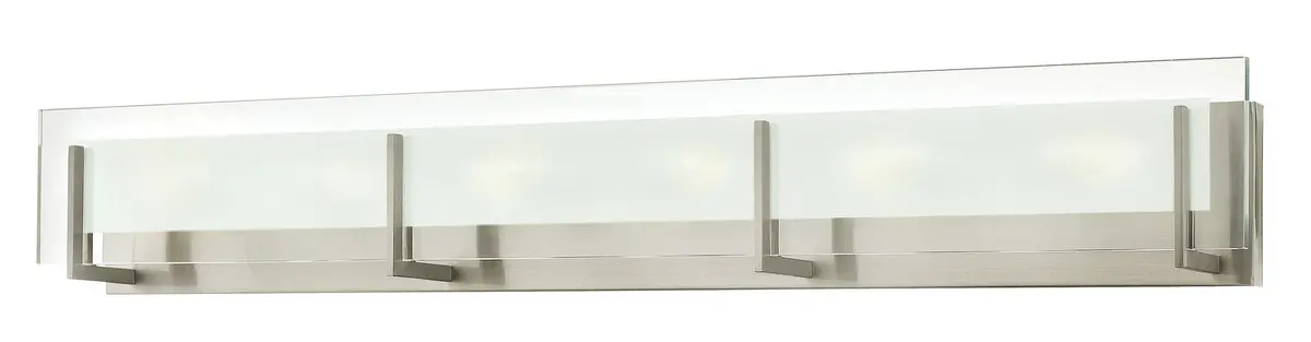 Latitude Six Light Bath In Brushed Nickel 1