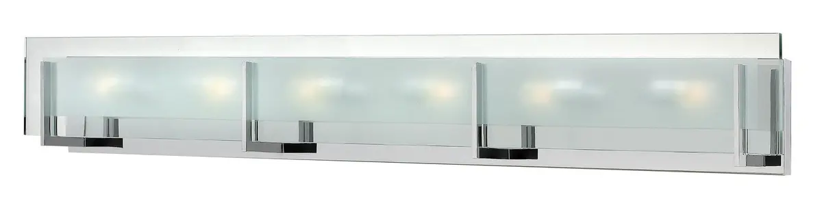 Latitude Six Light Bath In Chrome 1