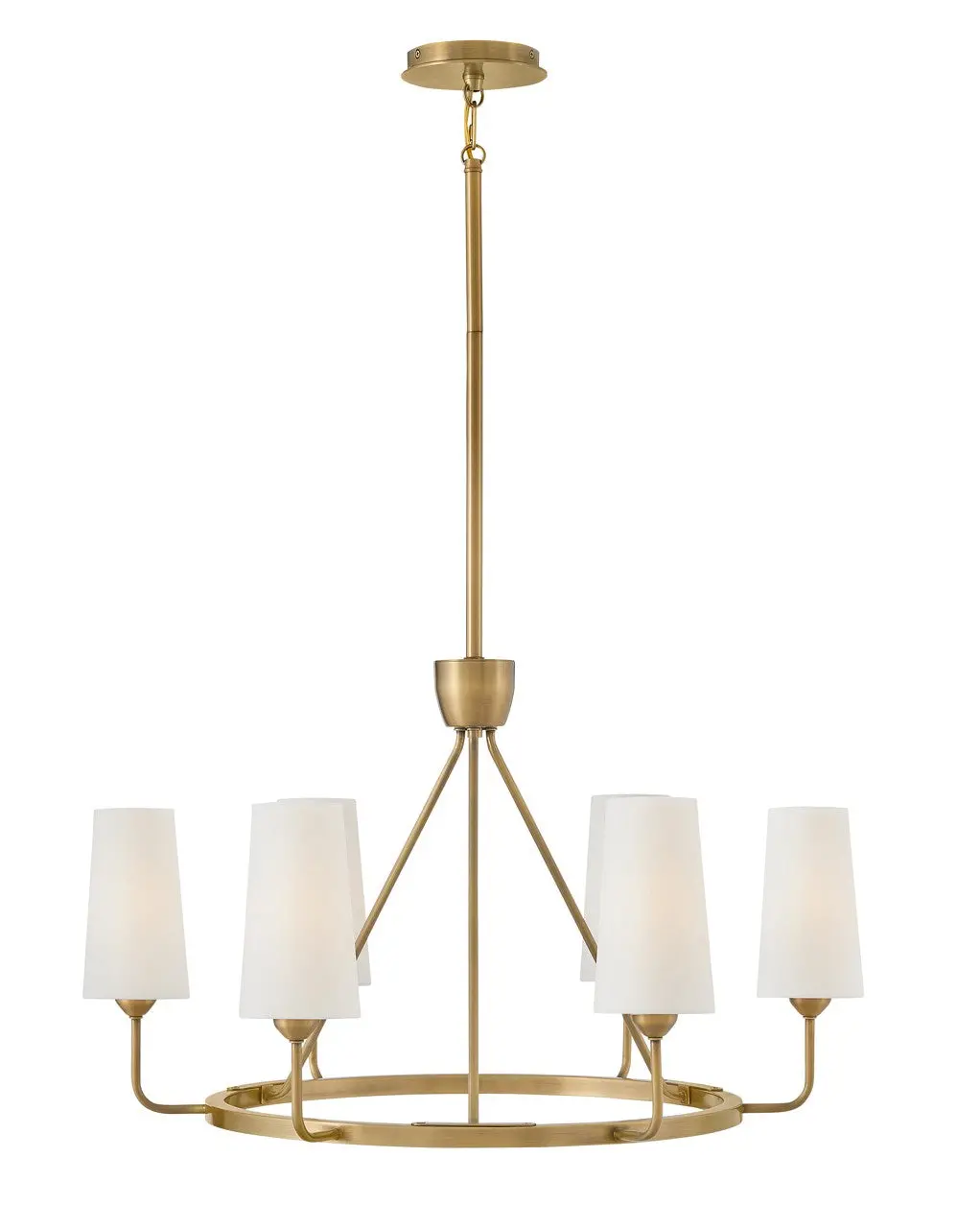 Lewis Led Pendant In Heritage Brass 1